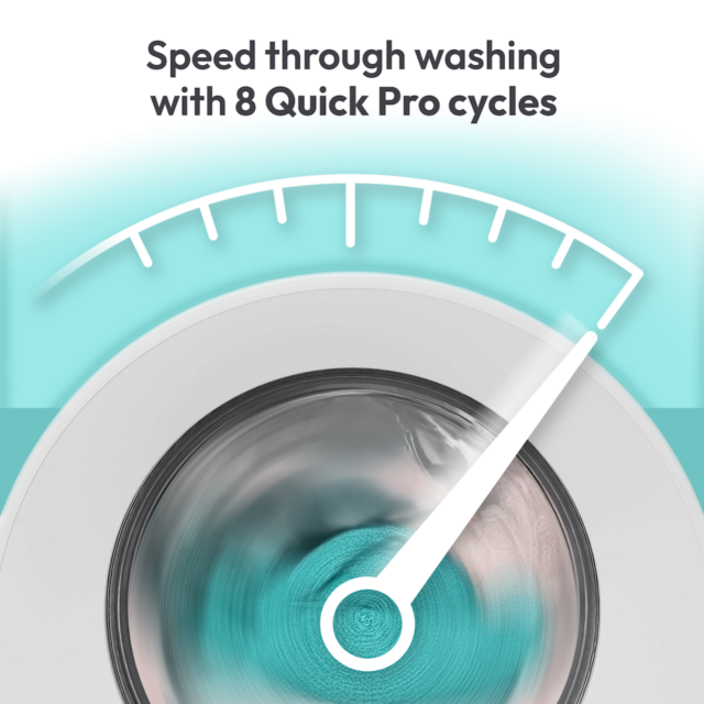 Candy Quick EY 48SB8-80 8kg 1400rpm Freestanding Washing Machine - White - A Rated