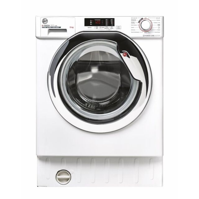 Hoover HBWS 49D2ACE H-Wash 300 Lite 9kg 1400rpm C Rated Integrated Washing Machine - White