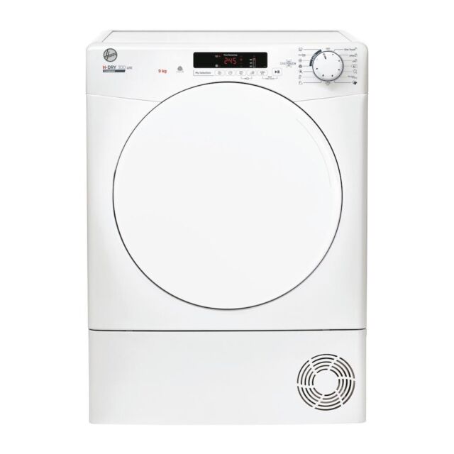 Hoover HLE C9DF H-Dry 300 Lite 9kg Freestanding Tumble Dryer - White
