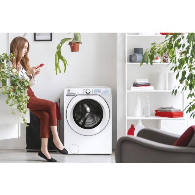 Hoover HWB 49AMC/1-80 H-Wash 500 9kg 1400rpm A Rated Freestanding Washing Machine - White