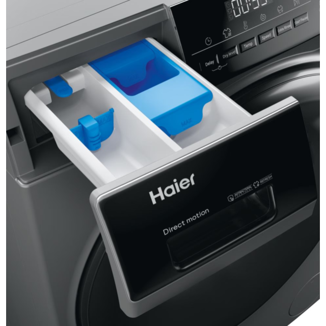 Haier HWD100-B14939S8 I Pro Series 3 10/6kg Washer Dryer - Graphite