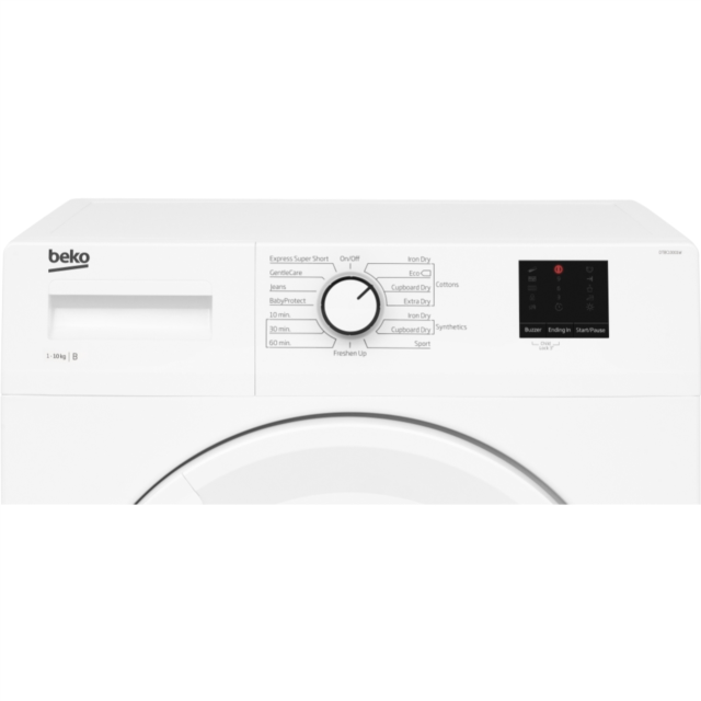 Beko DTBC10001W Freestanding 10kg Condenser Tumble Dryer - White