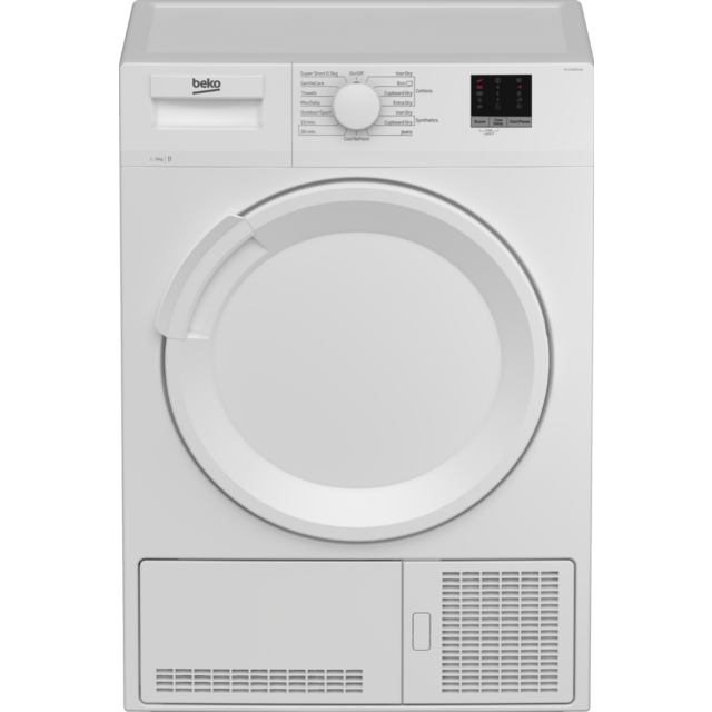 Beko DTLCE90051W 9kg Freestanding Condenser Tumble Dryer - White