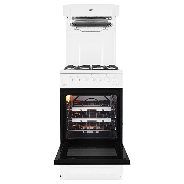 Beko KA52NEW Freestanding Gas Single Oven Cooker - White