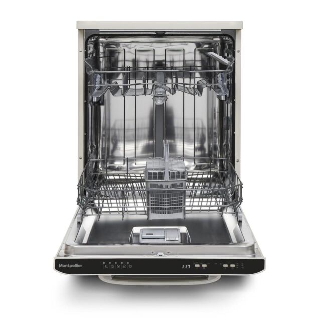 Montpellier MAB1353DC 60cm Retro 13 Place Setting Dishwasher In Cream