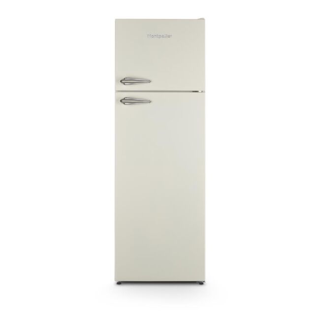 Montpellier MAB346EC Retro Top Mount Fridge Freezer In Cream