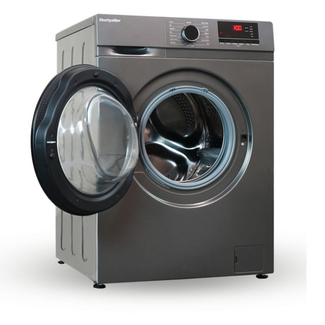 Montpellier MDAWM1014S 10kg 1400rpm Washing Machine - Silver