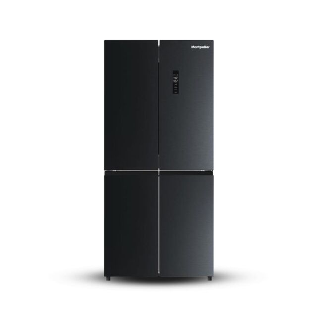 Montpellier MDAXD183DX Cross Door Fridge Freezer - Dark Inox