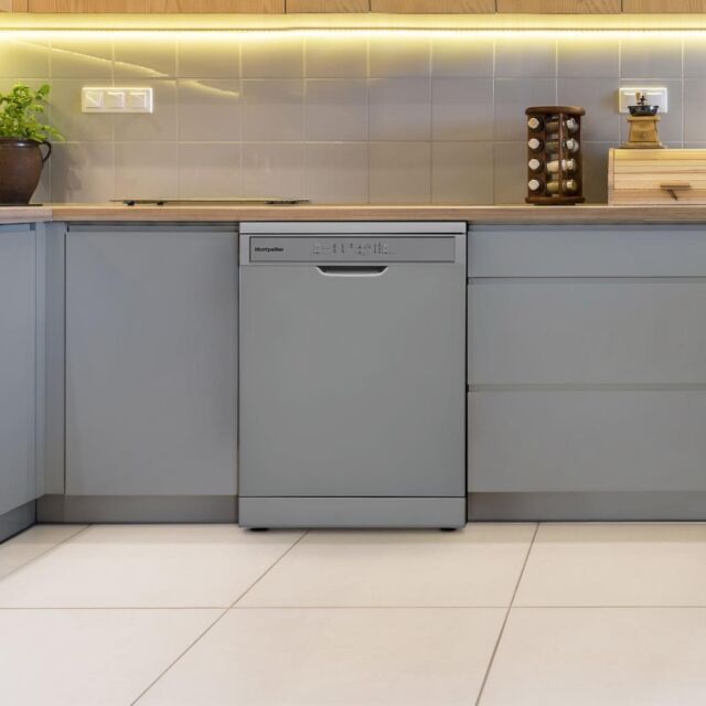 Montpellier MDWD1354S 60cm 13 Please Setting Freestanding Dishwasher - Silver