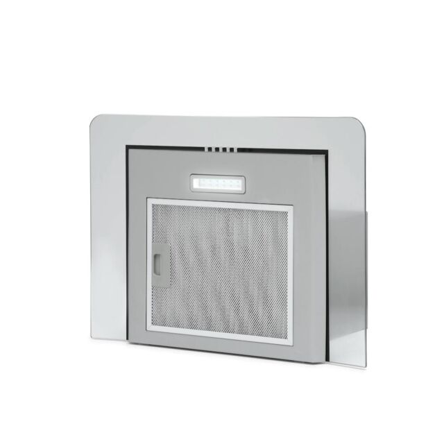 Montpellier MHG600X 60cm Curved Glass Stainless Steel Chimney Hood