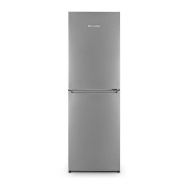 Montpellier MS175ES Static 50/50 Fridge Freezer In Silver
