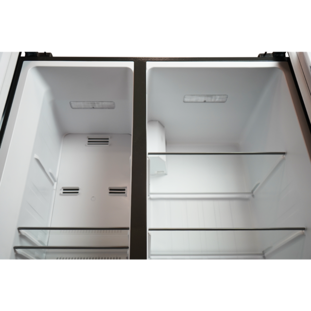 Montpellier MSBS442K American Style Side by Side Fridge Freezer - Black