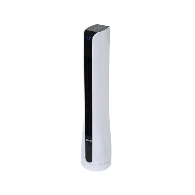 Igenix DF0037 35 Inch Digital Tower Fan with Remote Control White