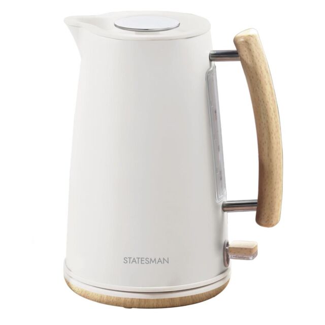 Statesman SKK00153CR 1.7L Scandi Kettle - Cream