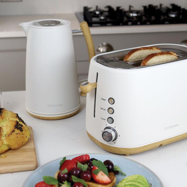 Statesman SKK00153CR 1.7L Scandi Kettle - Cream