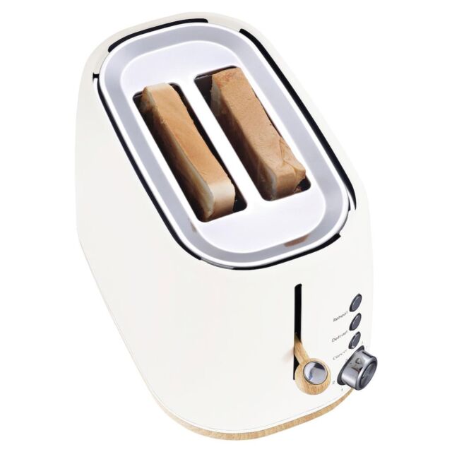 Statesman SKT05090CR 2 Slice Scandi Toaster - Cream