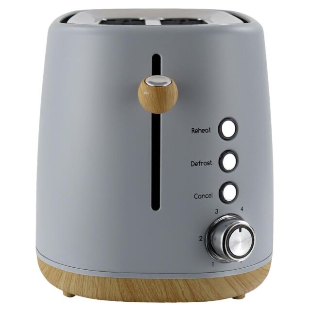 Statesman SKT05090GY 2 Slice Scandi Toaster - Grey