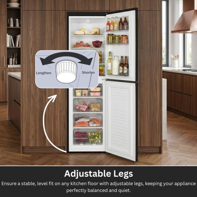 Teknix STF1725B 50/50 Fridge Freezer Static - Black