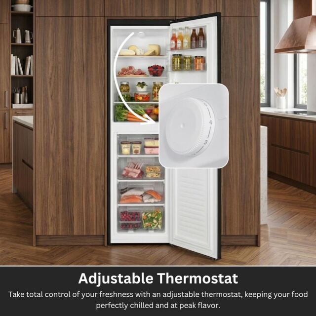 Teknix STF1725B 50/50 Fridge Freezer Static - Black