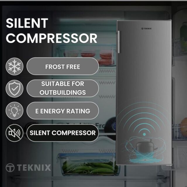 Teknix TFF1435X 143cm Tall Freezer Total No Frost - Inox