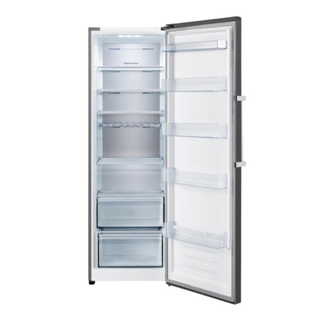 Teknix TH60TLBIX 60cm Tall Larder Fridge with Metal Tech Cooling - Stainless Steel