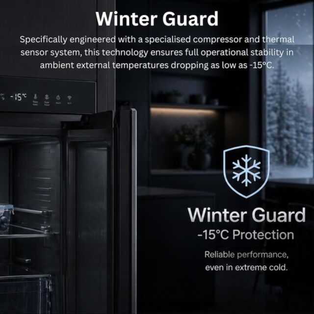 Teknix TH60TNFX 60cm Tall Frost Free Freezer with Metal Tech Cooling - Stainless Steel