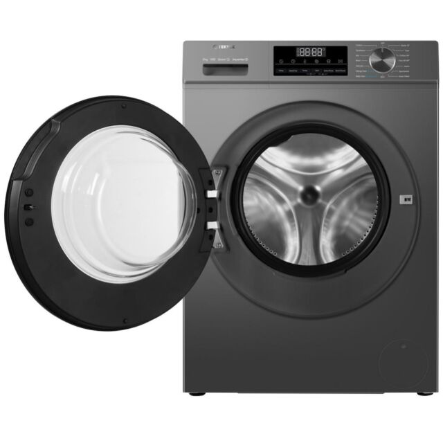 Teknix TK3W814XS 3 Series 8kg Washing Machine with 1400rpm Spin - Titanium