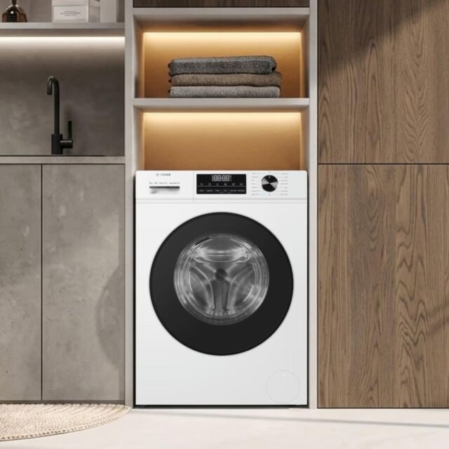 Teknix TK3W814XW 3 Series 8kg Washing Machine with 1400rpm Spin - White