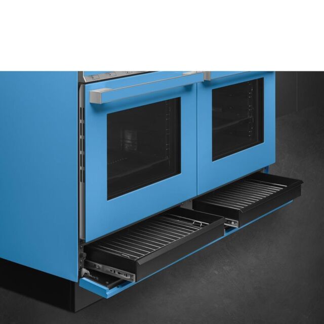 Smeg CPF120IGMPT 120cm Portofino Dual Fuel Range Cooker, Turquoise
