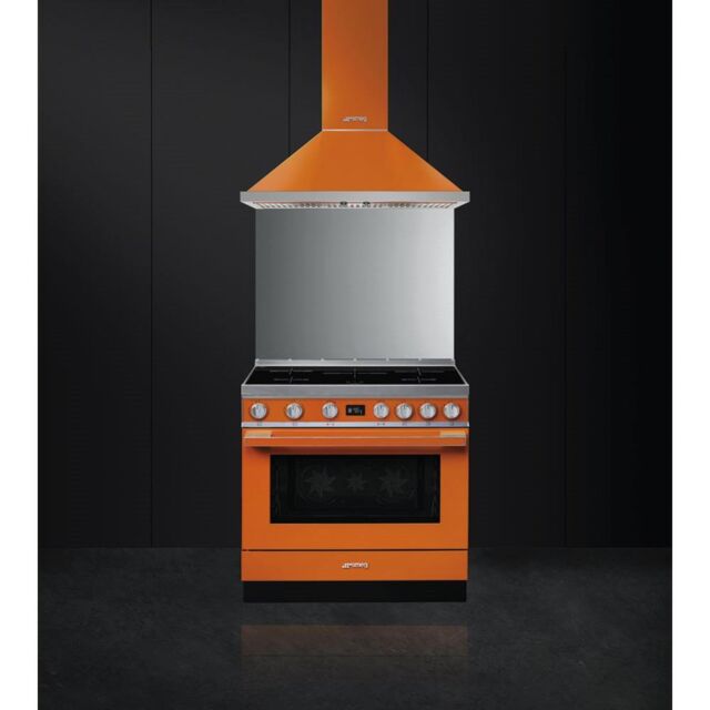 Smeg CPF9IPOR 90cm Portofino Electric Range Cooker, Orange