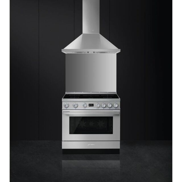 Smeg CPF9IPX 90cm Portofino Electric Range Cooker, Stainless Steel