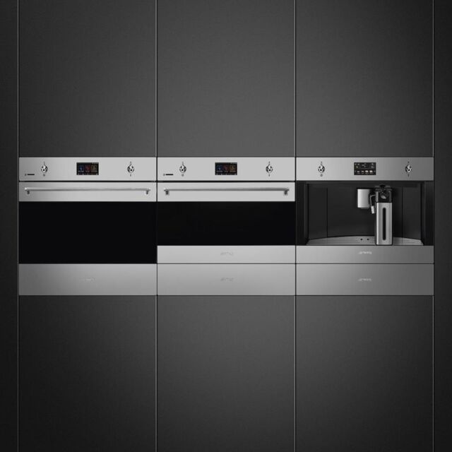Smeg CPR315X 15cm Height Classic Warming Drawer, Stainless Steel