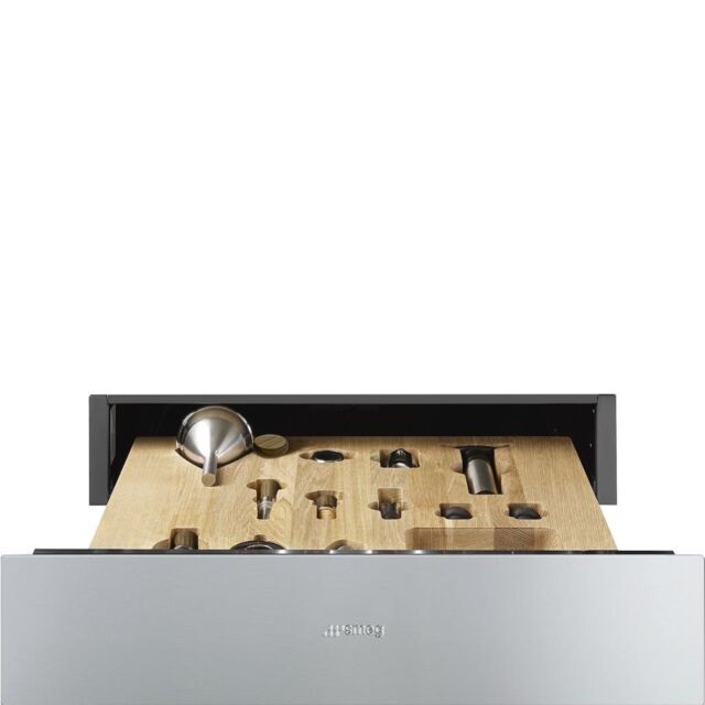 Smeg CPS315X 15cm Height Classic Sommelier Drawer, Stainless Steel