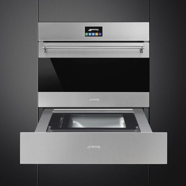 Smeg CPV315X 15cm Height Classic Vacuum Drawer, Stainless Steel