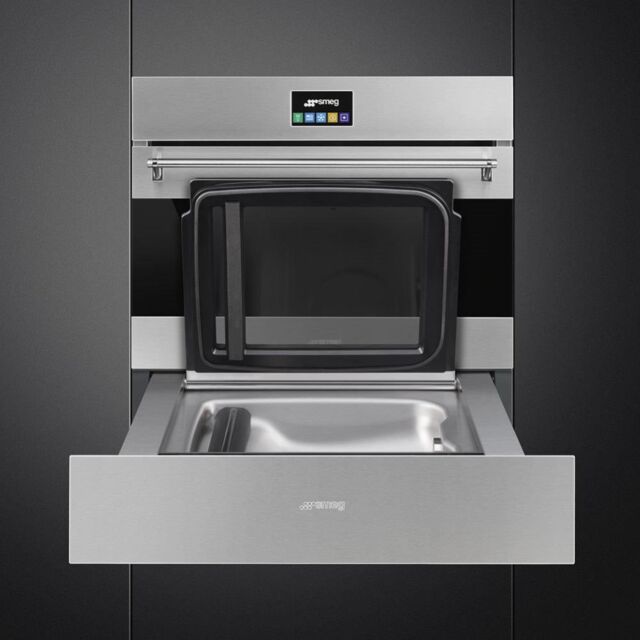 Smeg CPV315X 15cm Height Classic Vacuum Drawer, Stainless Steel