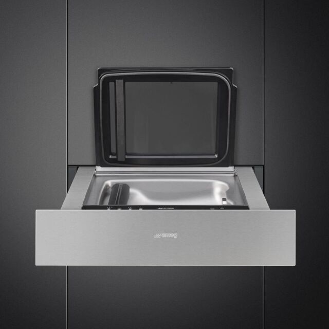 Smeg CPV315X 15cm Height Classic Vacuum Drawer, Stainless Steel