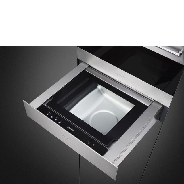 Smeg CPV315X 15cm Height Classic Vacuum Drawer, Stainless Steel