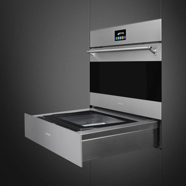 Smeg CPV315X 15cm Height Classic Vacuum Drawer, Stainless Steel