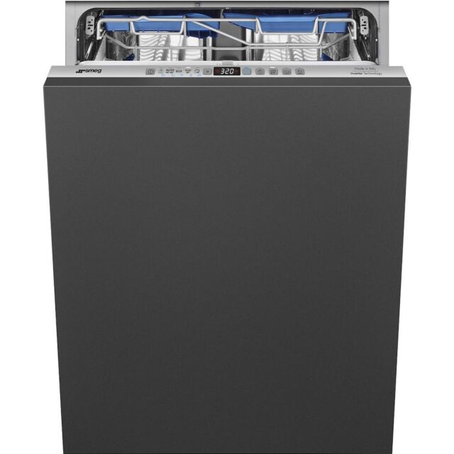 Smeg DI323BL Built-In Dishwasher, Silver
