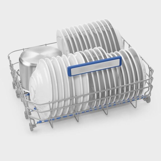 Smeg DI323BL Built-In Dishwasher, Silver