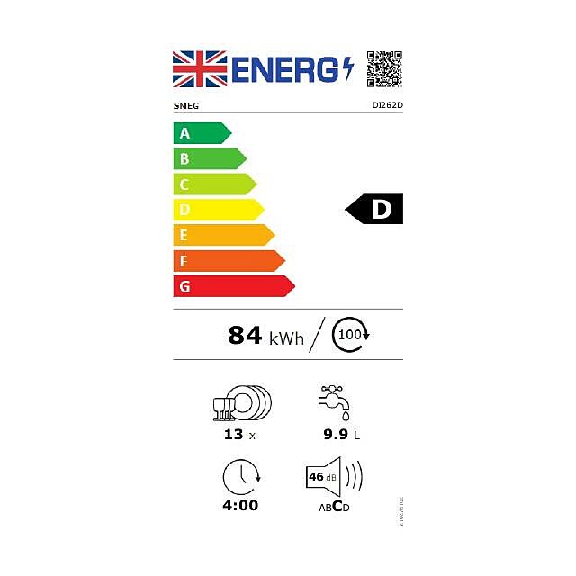 Smeg DI262D 60cm Fully Integrated Dishwasher