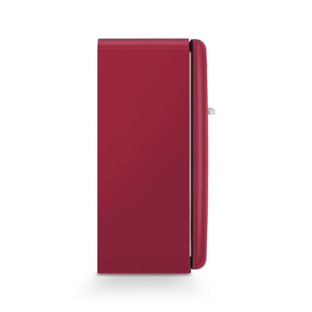Smeg FAB28RDRB5 60cm 50s Style Right Hand Hinge Fridge with Icebox Ruby, Red