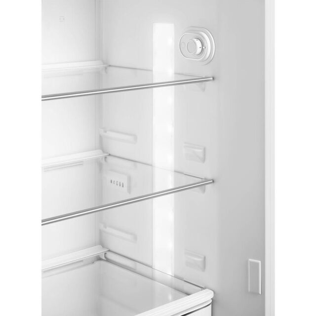 Smeg FAB30ROR5 60cm 50s Style Right Hand Hinge Freezer over Fridge, Orange