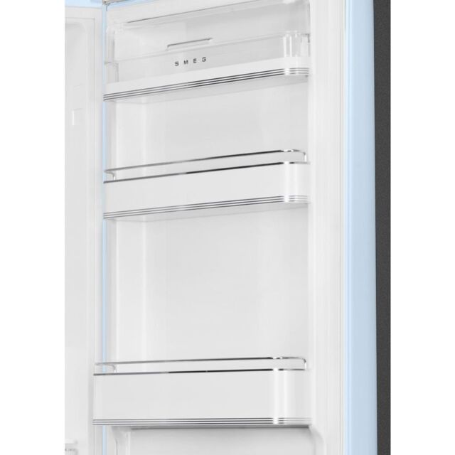 Smeg FAB32RPB5UK 60cm 50s Style Right Hand Hinge Fridge Freezer, Pastel Blue