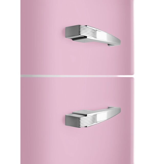 Smeg FAB32RPK5 60cm 50s Style Right Hand Hinge Fridge Freezer, Pink