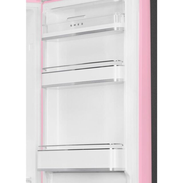Smeg FAB32RPK5 60cm 50s Style Right Hand Hinge Fridge Freezer, Pink