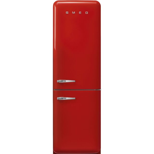 Smeg FAB32RRD5UK 60cm 50s Style Right Hand Hinge Fridge Freezer, Red