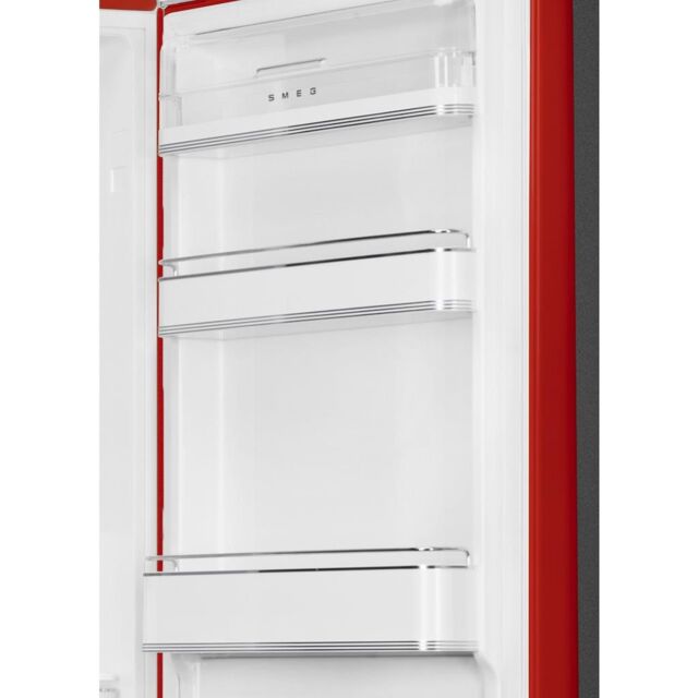 Smeg FAB32RRD5UK 60cm 50s Style Right Hand Hinge Fridge Freezer, Red