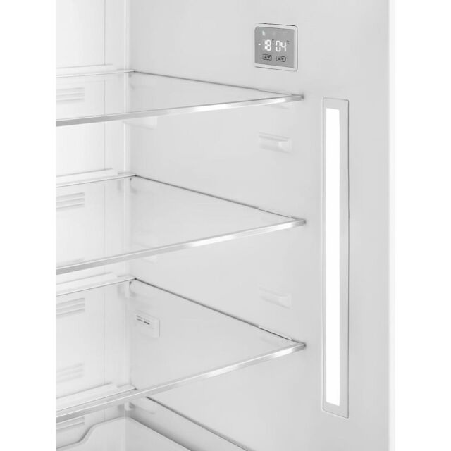Smeg FAB38RPB5 70cm 50s Style Right Hand Hinge Fridge Freezer, Pastel Blue