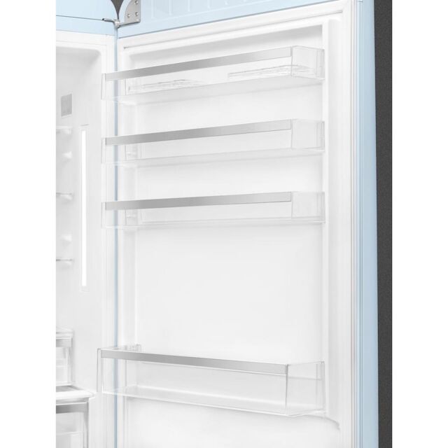 Smeg FAB38RPB5 70cm 50s Style Right Hand Hinge Fridge Freezer, Pastel Blue
